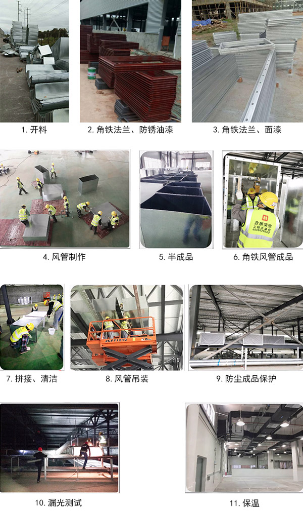 空氣處理通風(fēng)管道的應(yīng)用